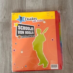 8-Tab Dividers with Pockets